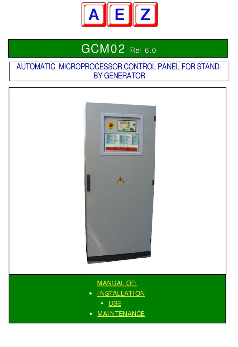 AEZ GCM02 Installation and maintenance manual