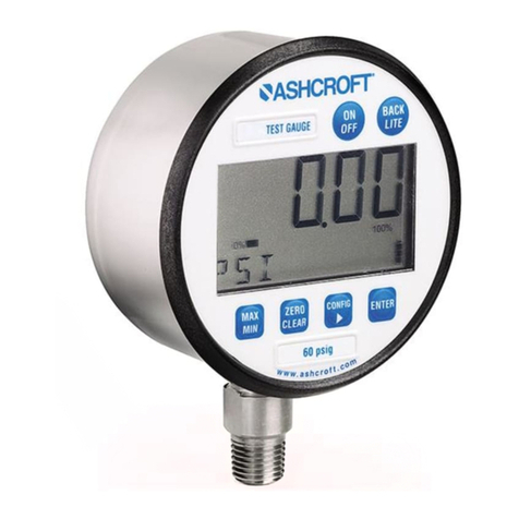 Ashcroft Digital Test Gauge User manual