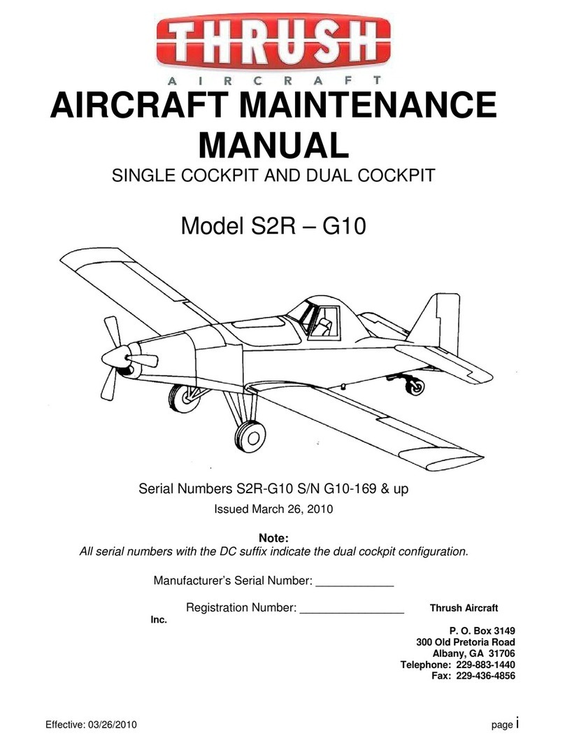 THRUSH S2R - G10 Maintenance manual
