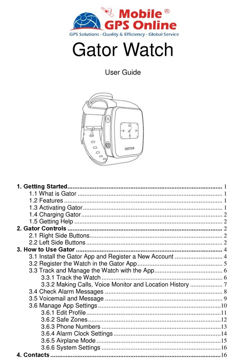 MOBILE GPS ONLINE GATOR user guide