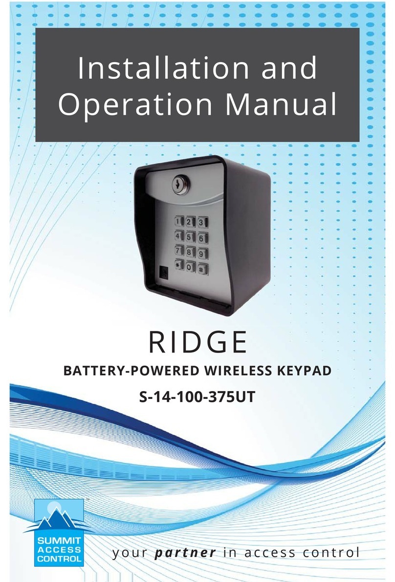 Ridge S-14-100-375UT Installation and operation manual