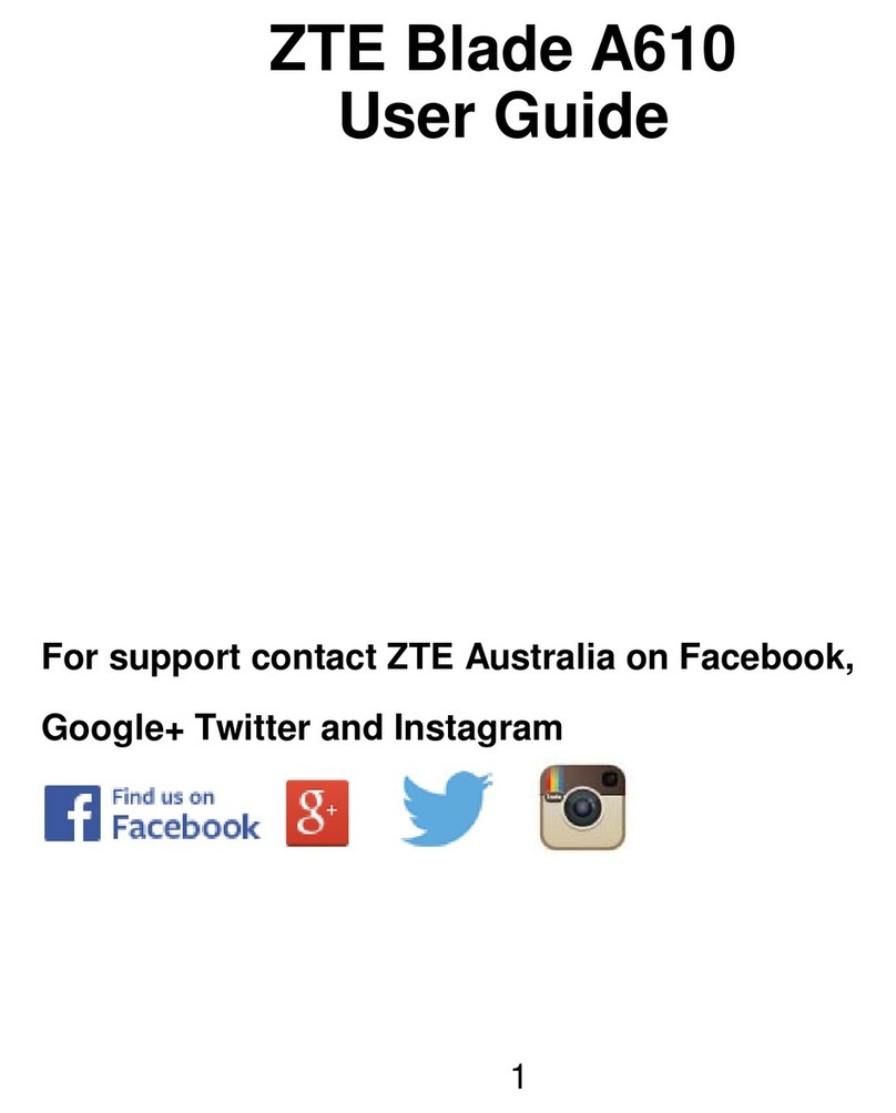 Zte BLADE A610 User manual