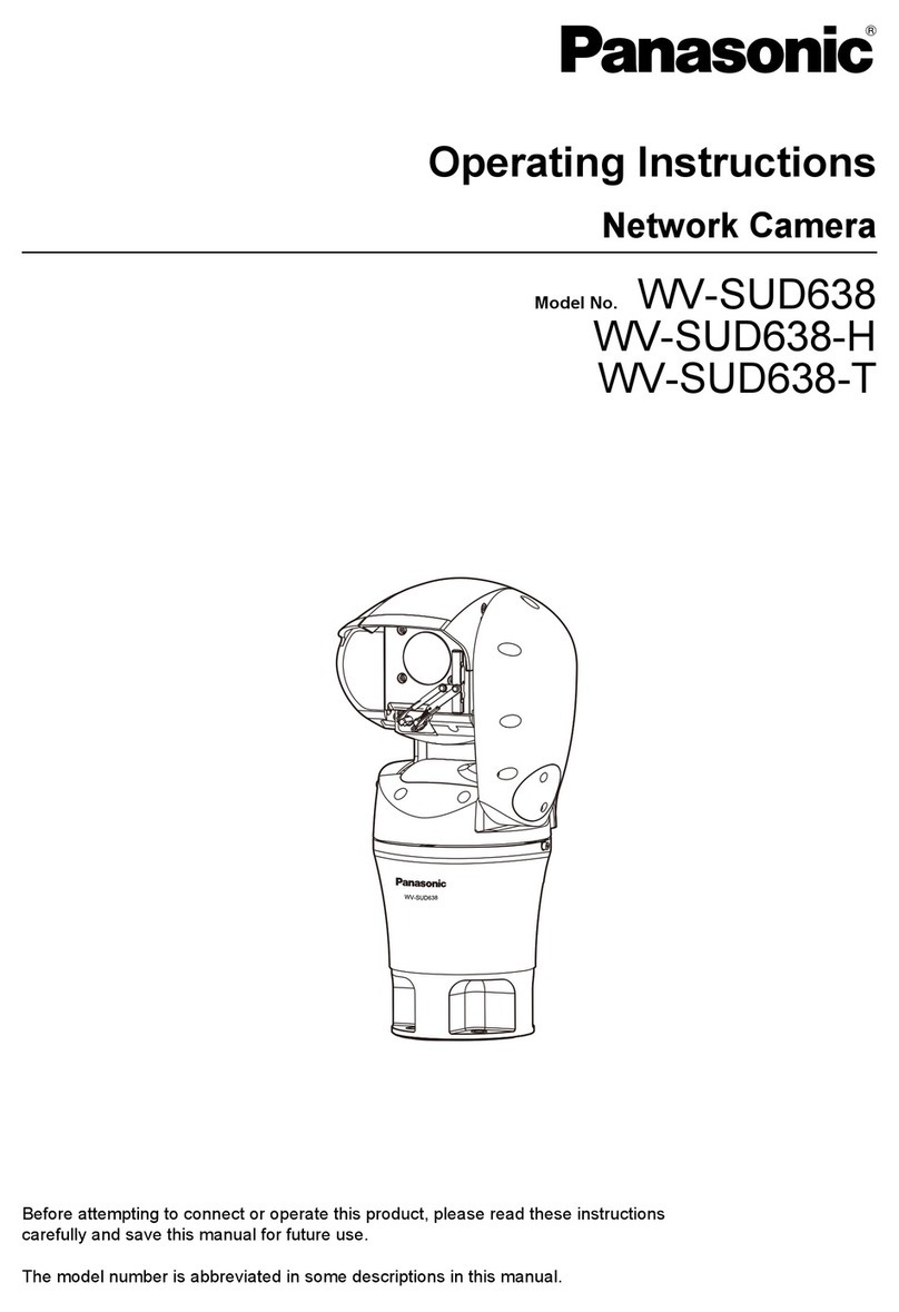 Panasonic WV-SUD638-H User manual