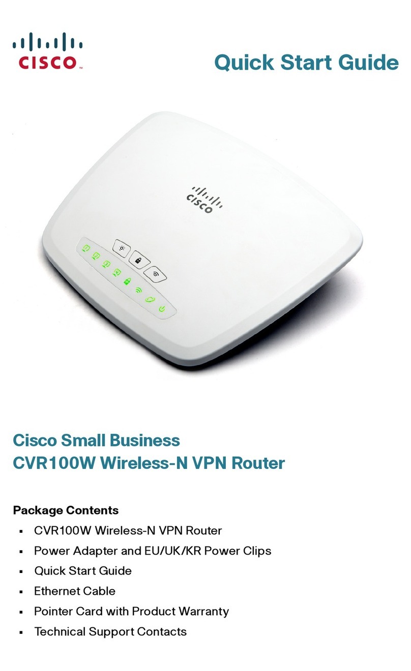 Cisco CVR100W User manual