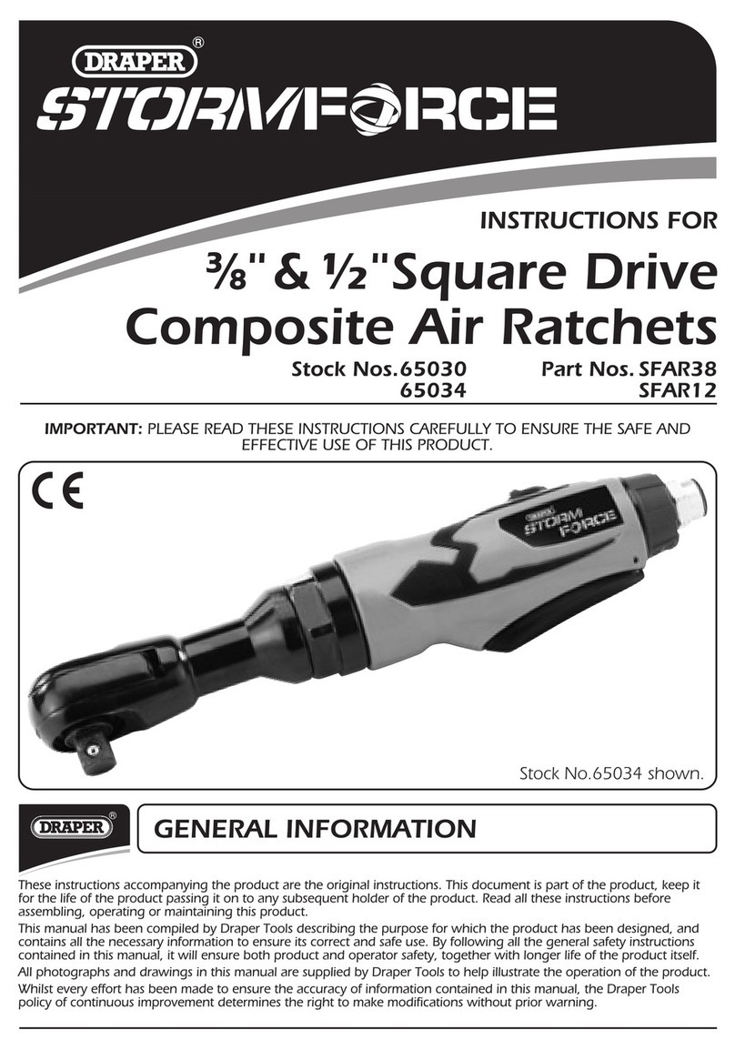 Draper STORMFORCE SFAR38 User manual