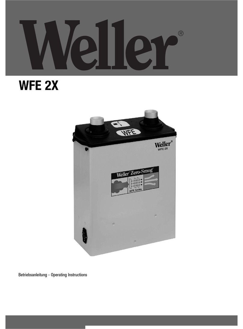 Weller WFE 2X operating instructions