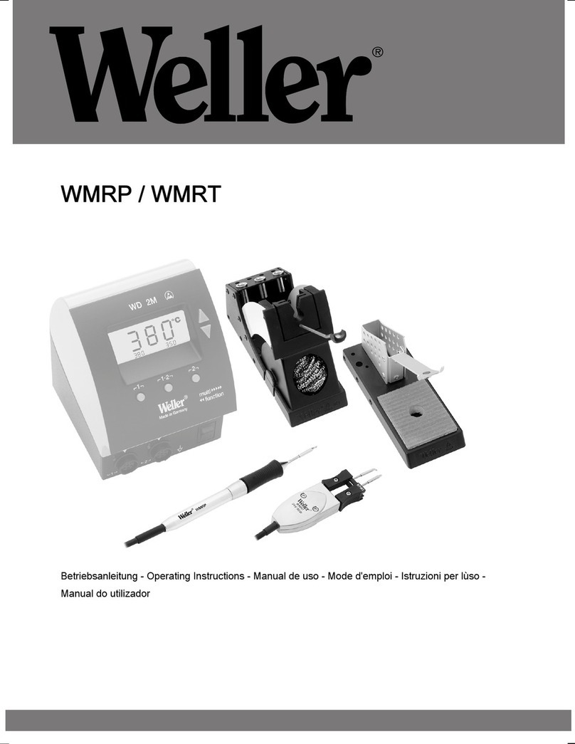 Weller WMRP User manual