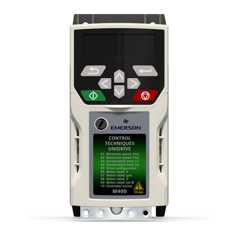 Emerson Unidrive M400 User manual