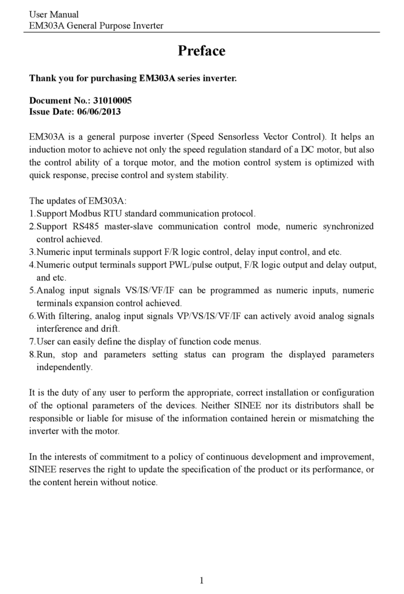 Sinee EM303A-1R1-1CB user manual