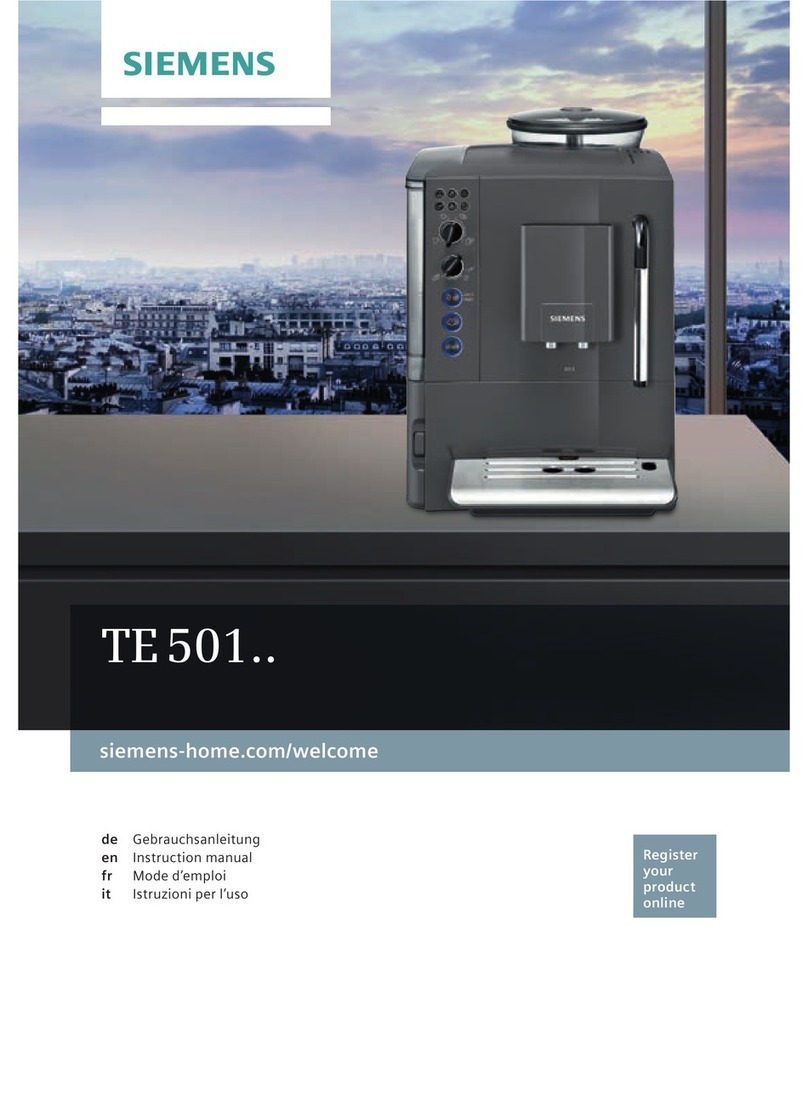Siemens TE501501DE User manual
