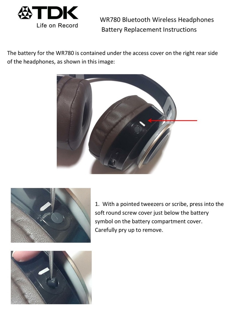 TDK WR780 instructions