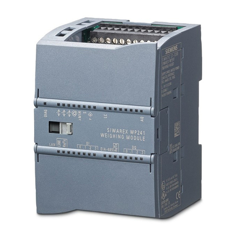 Siemens SIWAREX WP241 User manual