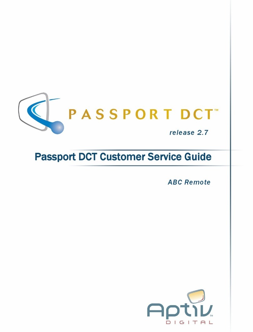 Aptiv Digital Passport DCT Customer service guide