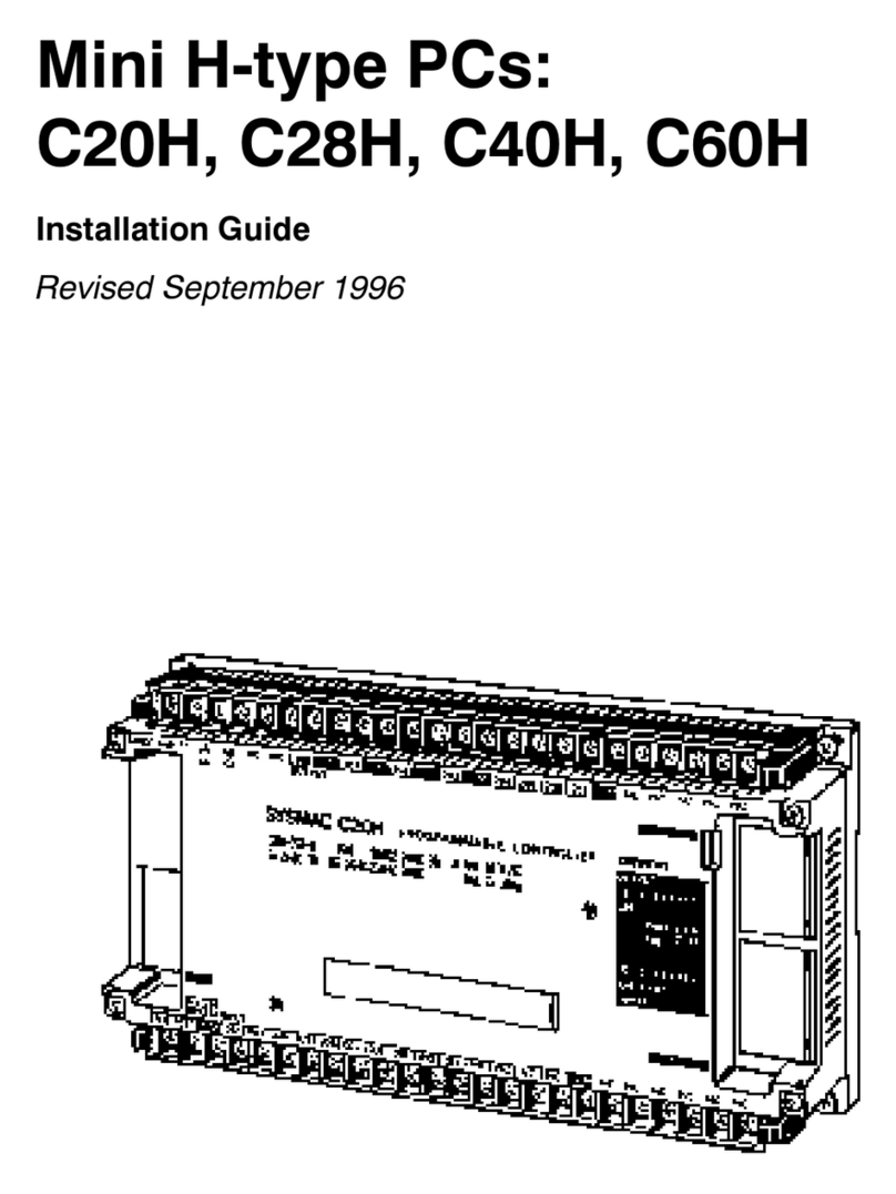 Omron C20H User manual Omron C20H User manual