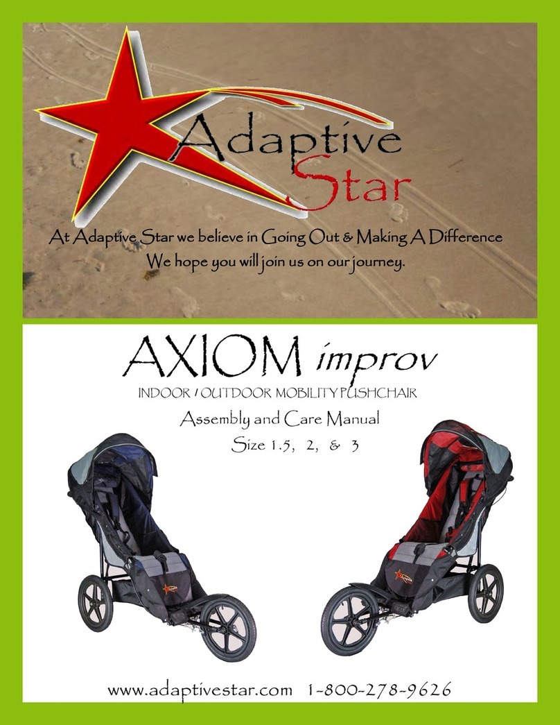 Adaptive Star AXIOM improv Assembly, and care manual