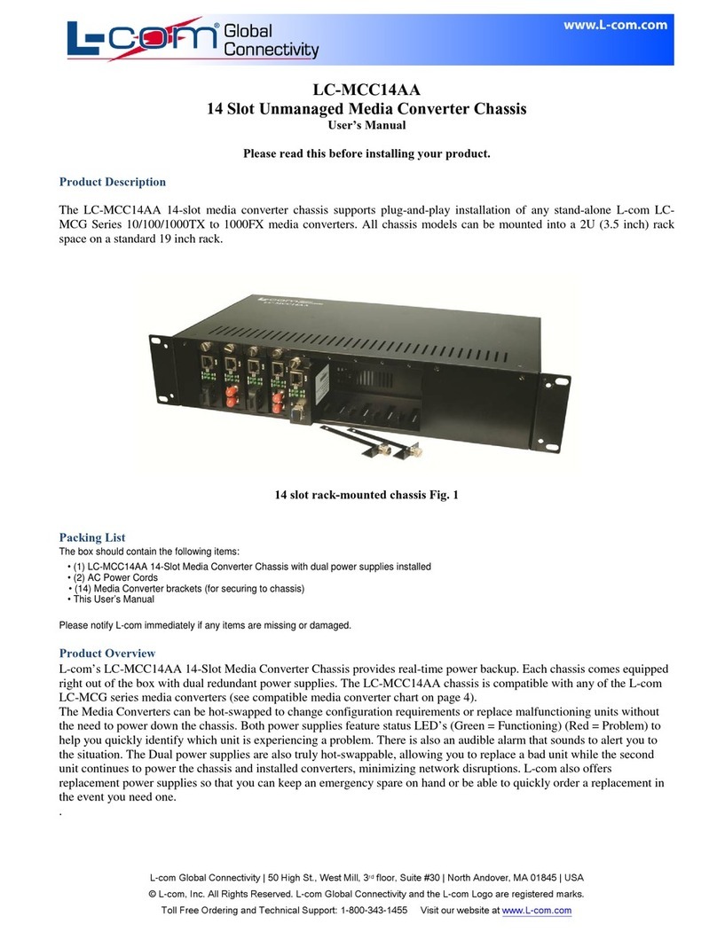 l-com LC-MCC14AA User manual