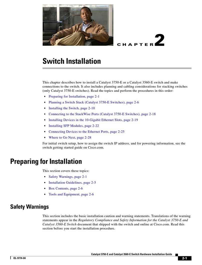 Casio Catalyst 3750-E Installation Casio Catalyst 3750-E Installation