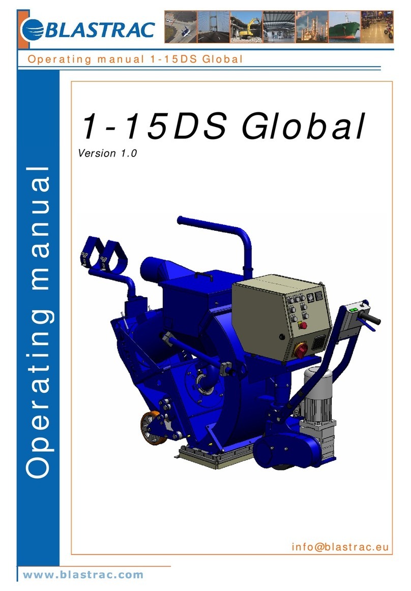 Blastrac 1-15 Global User manual