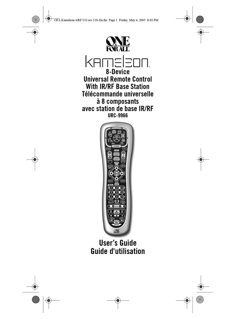 One Forall URC-9966 User manual