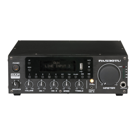 DAPAudio PA-530TU User manual
