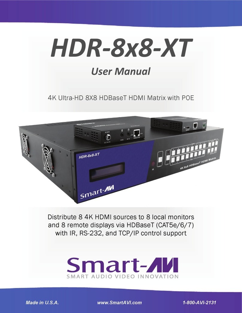 Smart-M HDR-8x8-XT user manual