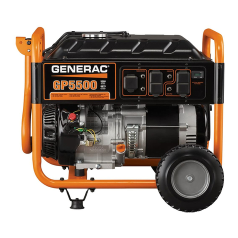 Generac Power Systems GP5000 GP SERIES owner's manual