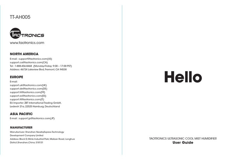 TaoTronics HELLO TT-AH005 user guide