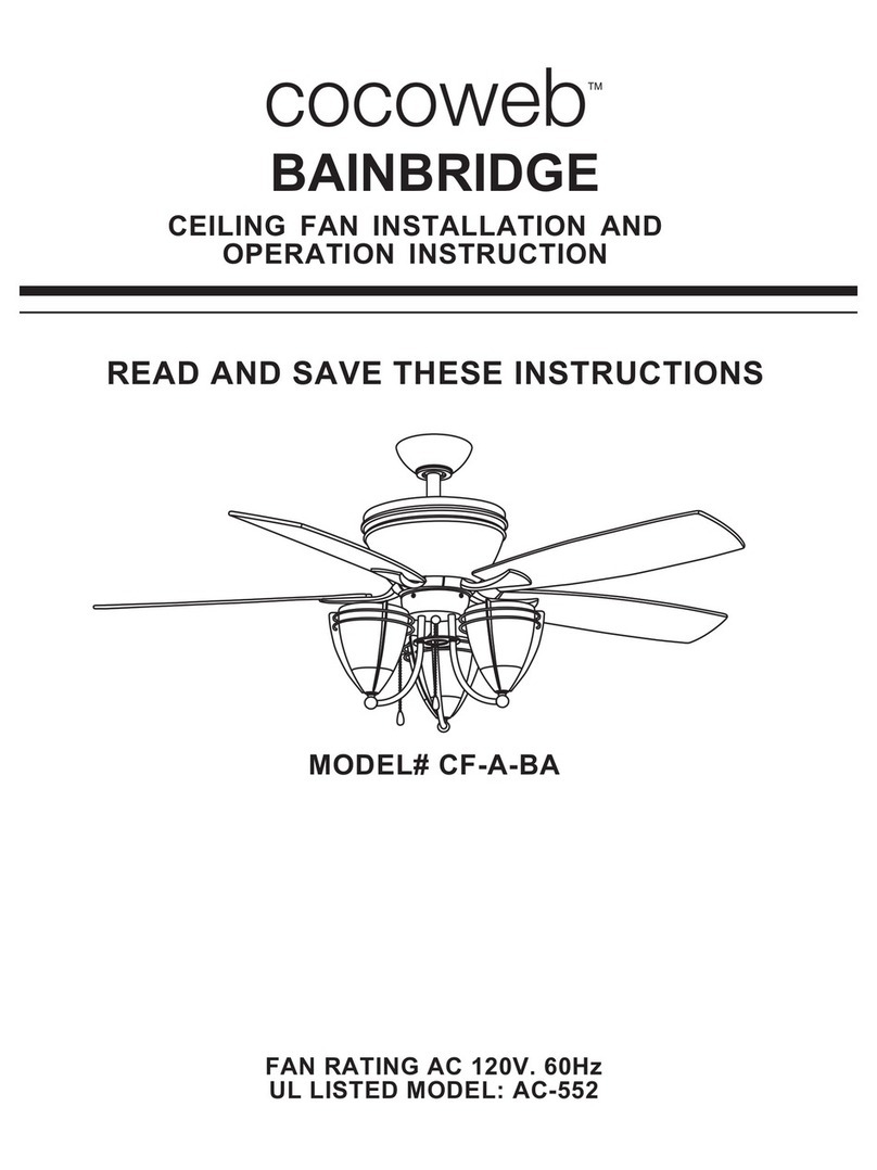 cocoweb BAINBRIDGE CF-A-BA Installation and operation instruction cocoweb BAINBRIDGE CF-A-BA Installation and operation instruction