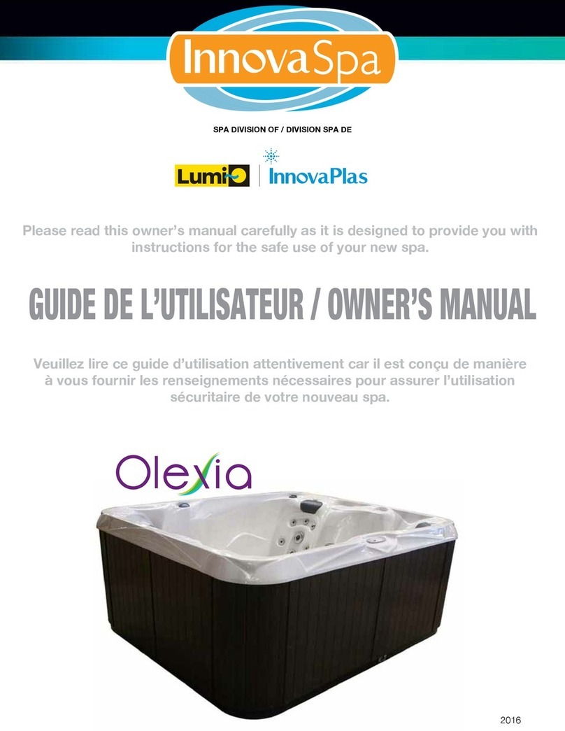 InnovaSpa Olexia owner's manual