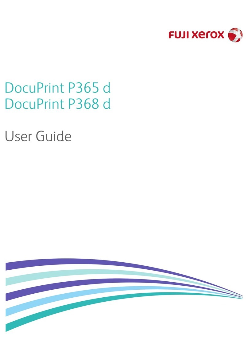 Fuji Xerox DocuPrint P365 d User manual