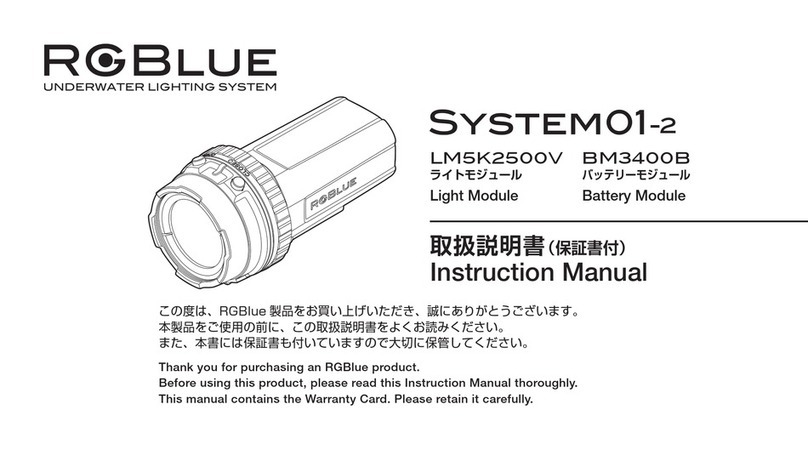 RGBlue BM3400B instruction manual