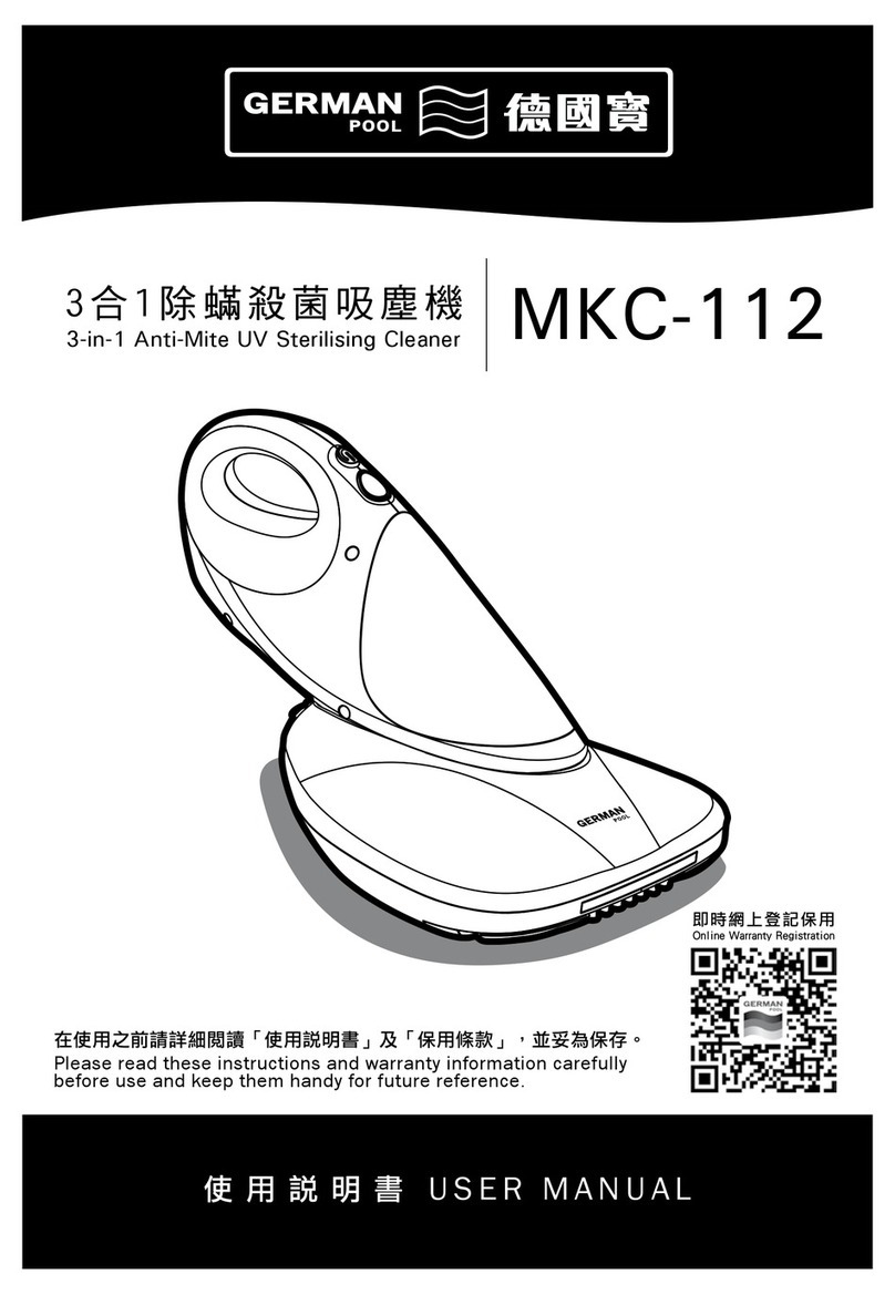 German pool MKC-112 user manual
