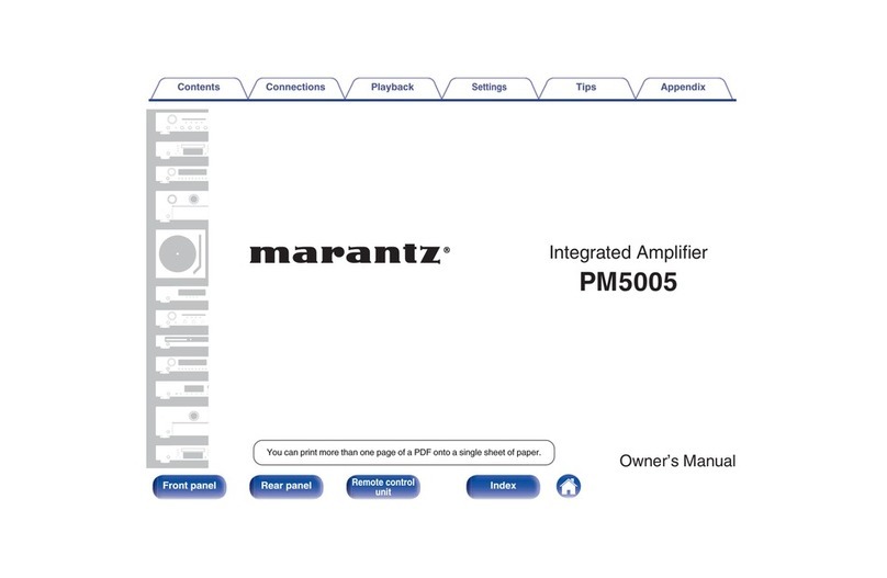Marantz PM5005 User manual