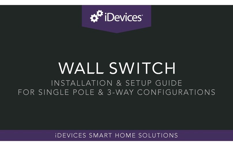 iDevices Wall Switch User manual