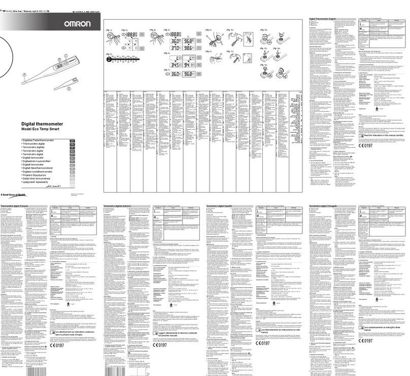 Omron Eco Temp Smart User manual