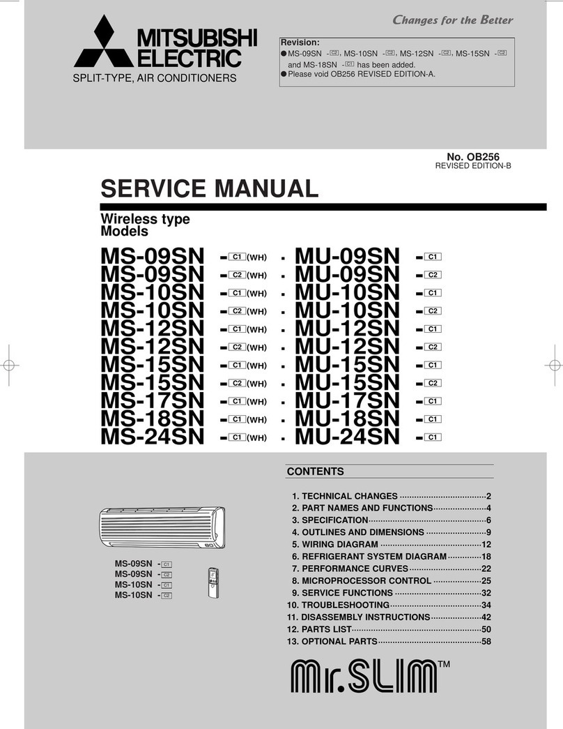 Mitsubishi Electric MS-09SN-C1 User manual