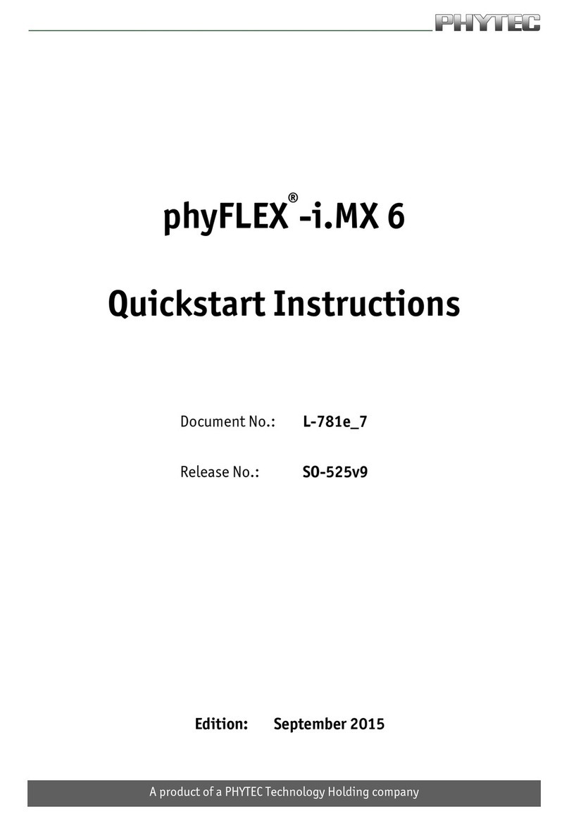 Phytec phyFLEX-i.MX 6 Programming manual