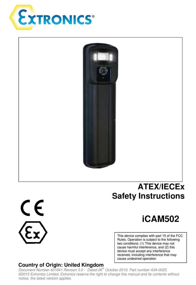extronics iCAM502 Installation instructions