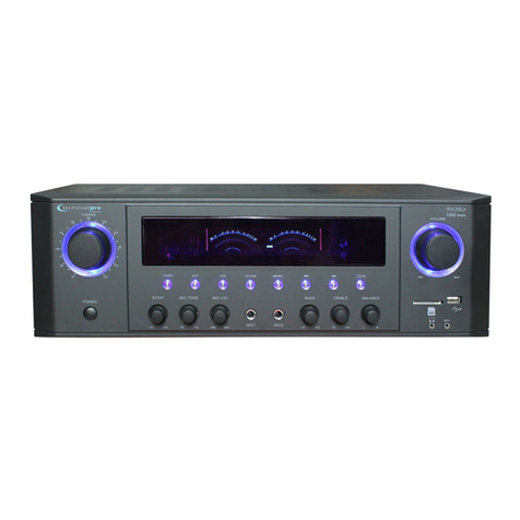 Technical Pro RX38Ur User manual