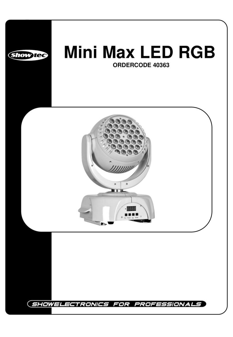 Show Tec MINI MAX LED RGB 40363 User manual