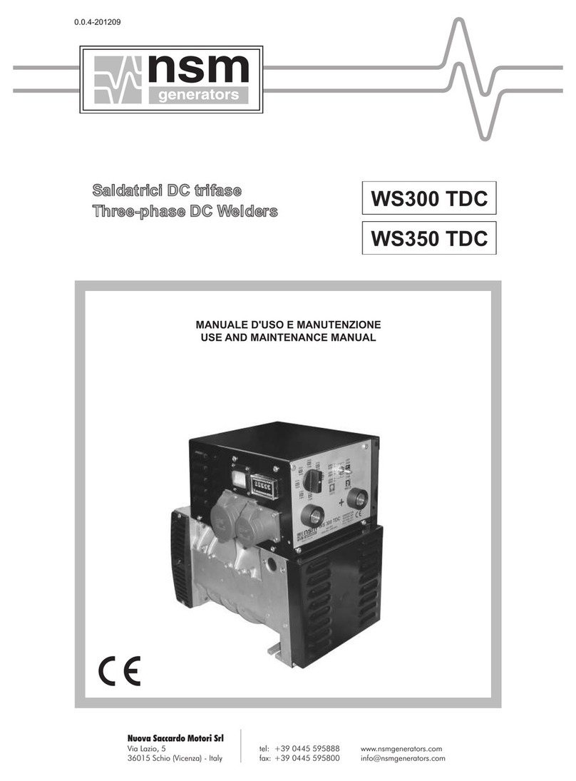 NSM WS300 TDC Use and maintenance manual