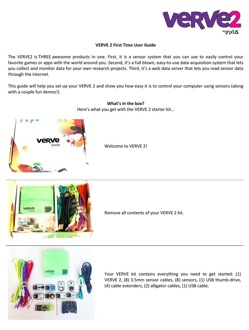 Inxus VERVE2 user guide