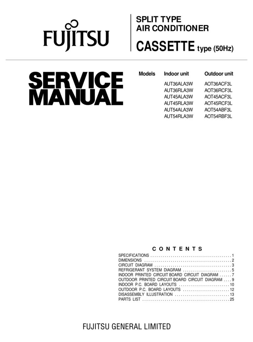 Fujitsu AUT36ALA3W Service manual