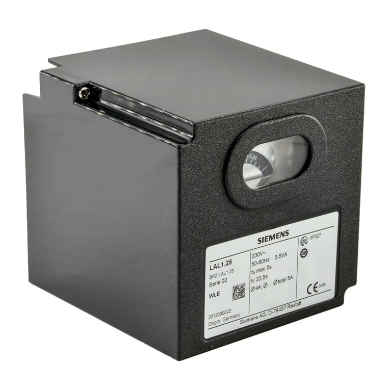 Siemens LAL1.25 User manual