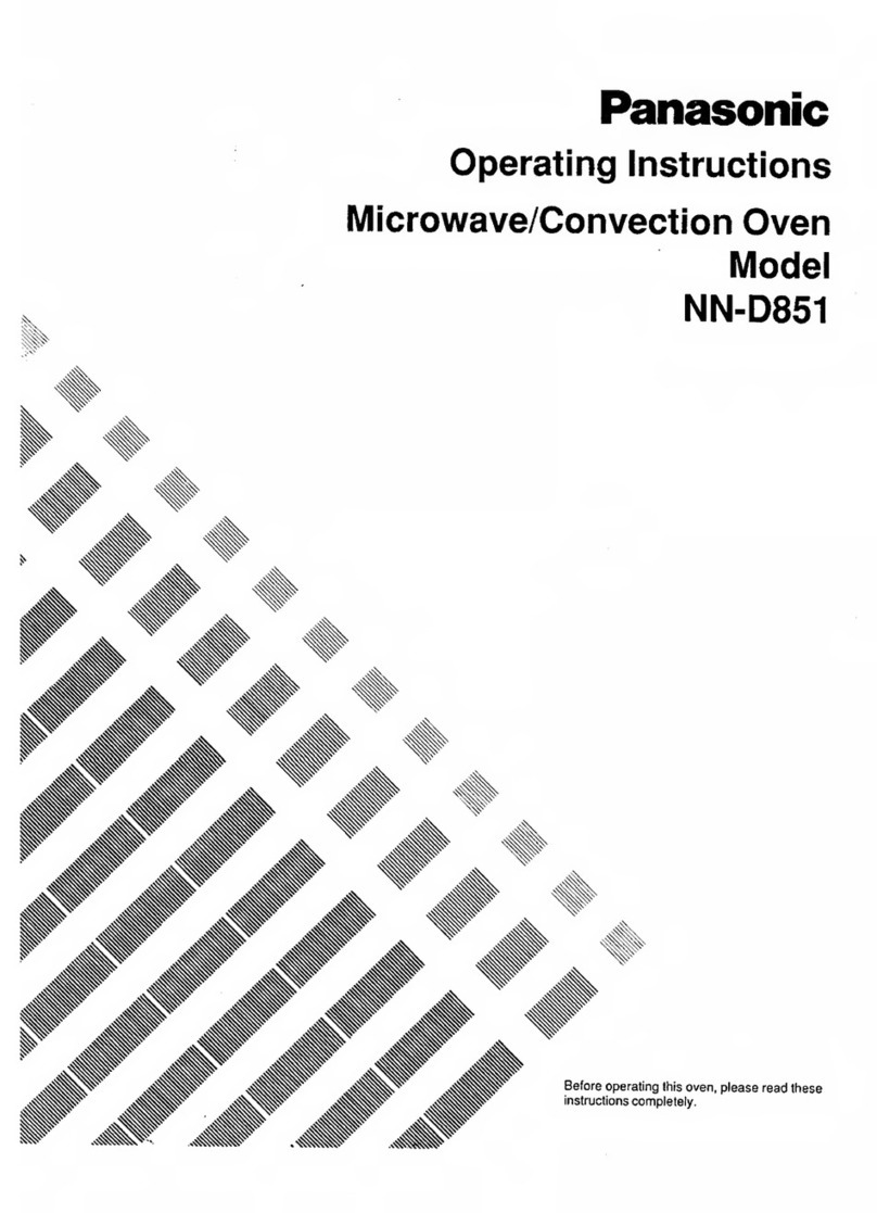 Panasonic NN-D851 User manual