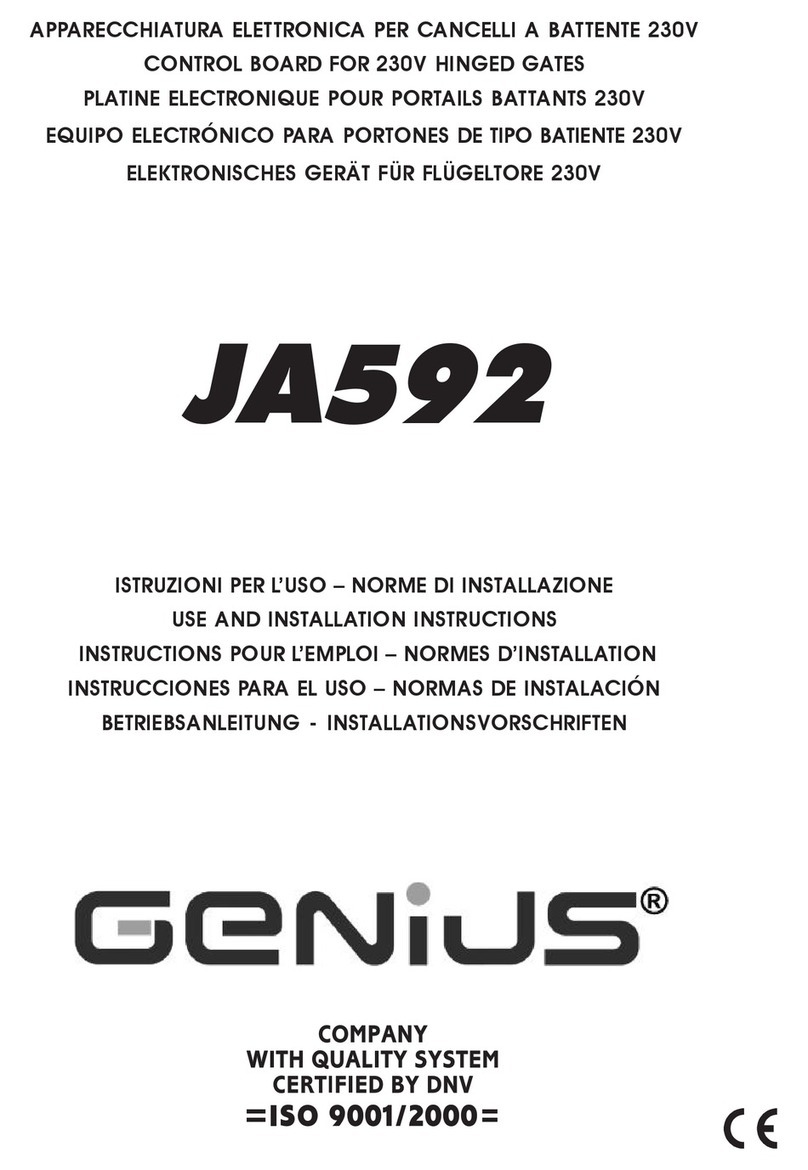 Genius JA592 Technical manual