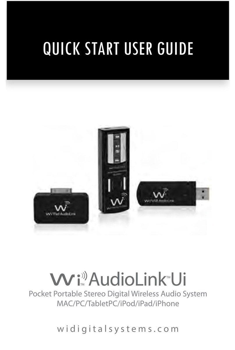 Wi Digital Systems JM-WALUi Quick start user guide