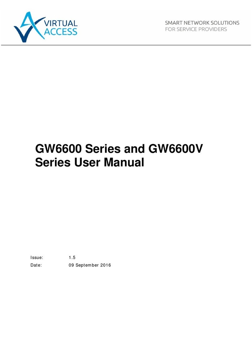 virtual access GW6610 User manual