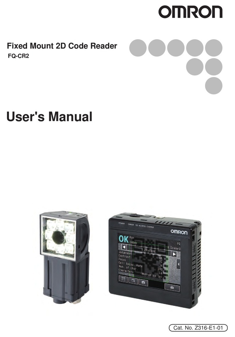 Omron FQ-CR2 Series User manual