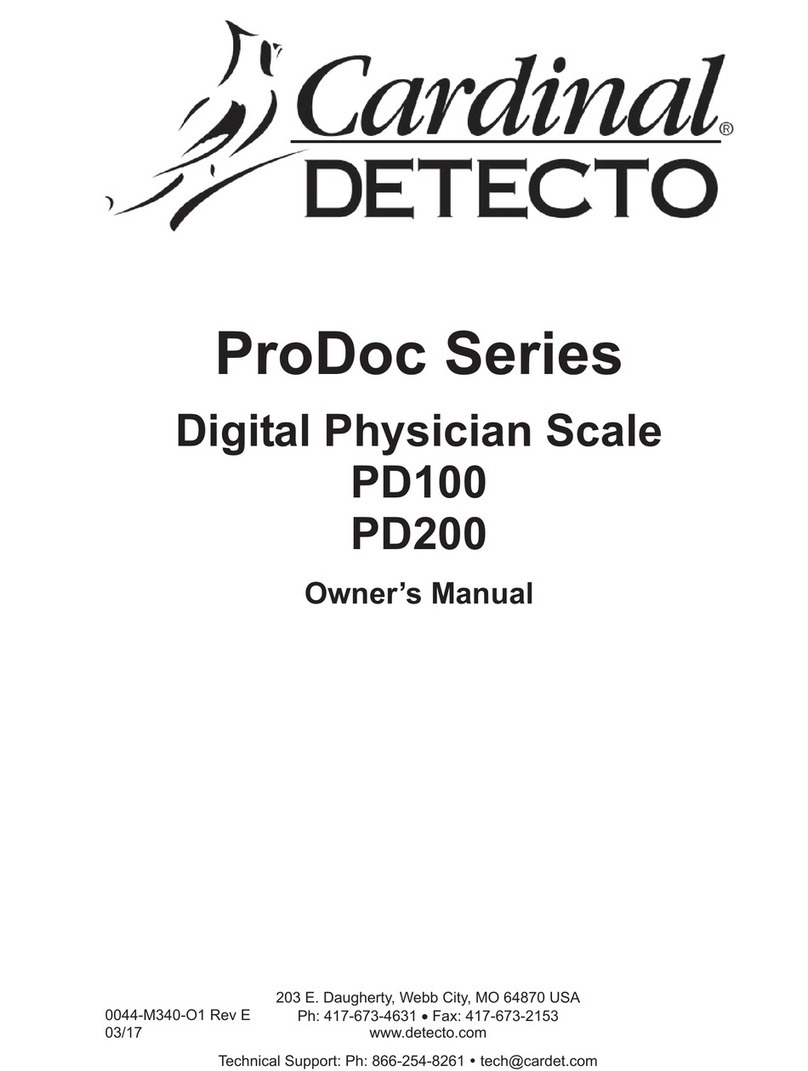 Cardinal ProDoc PD100 User manual